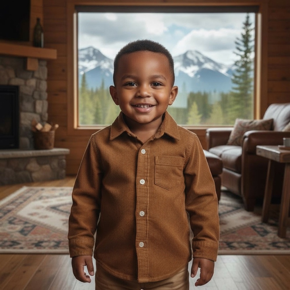 NWT Telluride Clothing Company Classic Corduroy Shirt Fall Winter Thanksgiving